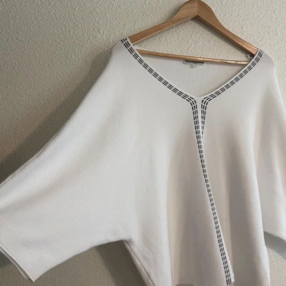 Liquid Batwing Knit Tunic Top Indie Sleaze Boho Chic Fairy Grunge Downtown Girl - Picture 5 of 8